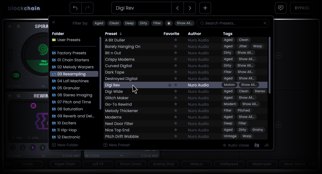 Plugin screenshot